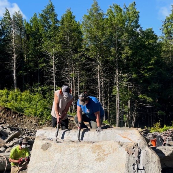 splitting stone