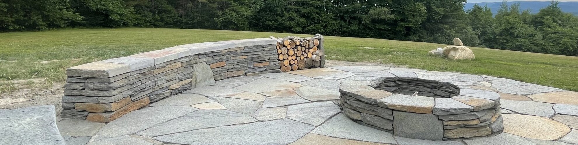 Goshen Stone Project Inspirations <br/>Walkways, Patios, Walls, and More backgound banner